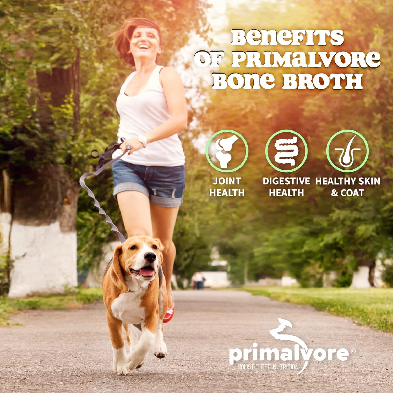 Grass-Fed Beef Bone Broth for Dogs &Cats, Mobility Formula W/Collagen Peptides to Help Support Hip & Joints, Digestion, Skin & Coat and Hydration, Human Grade, Made in USA. Beef 2 Pack