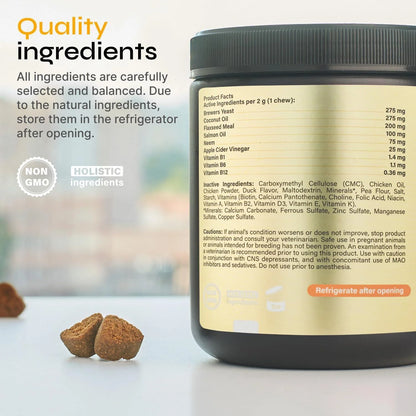 Flea and Tick Prevention for Dogs Dog Flea Treatment Chews Immune Support Flea and Tick Chewables for Dogs Dog Flea & Tick Control Supplement All Breeds & Ages Vet Formulated Soft Treats