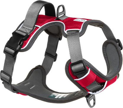 Embark Adventure Small Dog Harness – No-Pull, Reflective Trim, Military-Grade Nylon, Front Clip with Gel-Lined Handle