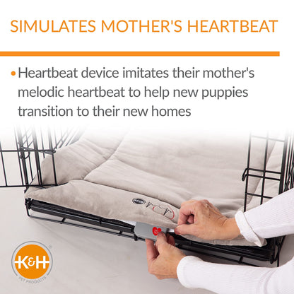 Mother’S Heartbeat Puppy Crate Pad for Dogs - Snuggle Sleep Aid for Puppies
