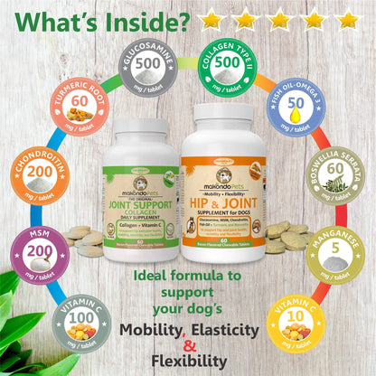 Hip + Joint & Collagen 2-Bottle Set — Double the Defense