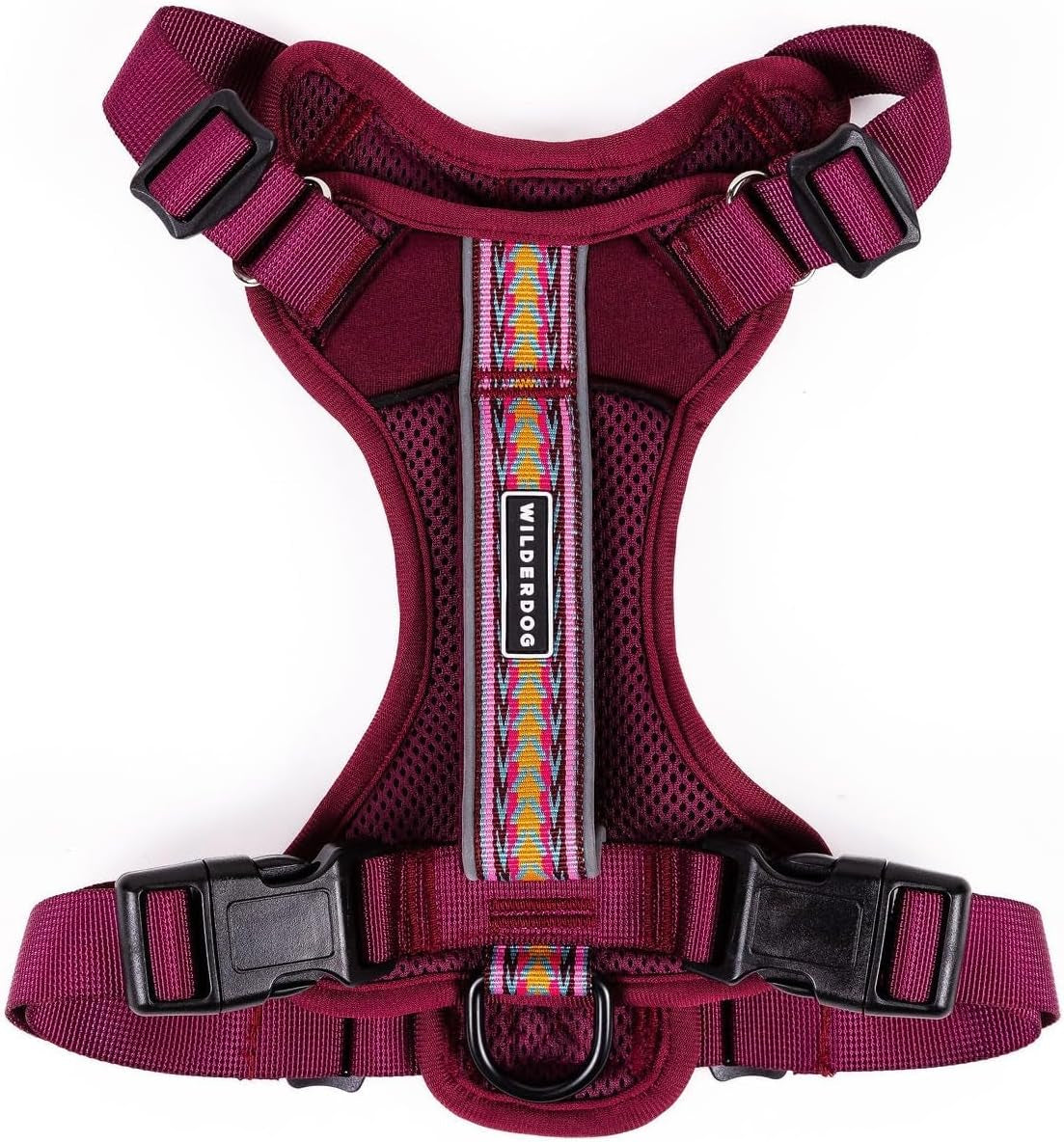 Lightweight Dog Harness with Reflective Straps - Large - Olive