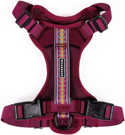 Lightweight Dog Harness with Reflective Straps - Large - Olive