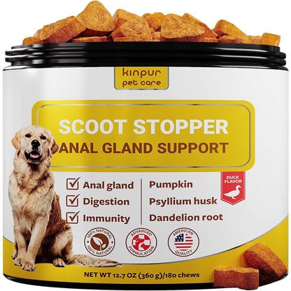 Scoot Stopper Fiber Chews — Anal Glands, Solved Naturally