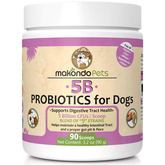9-Strain Dog Probiotic Powder — 5 Billion CFU, Vet-Formulated