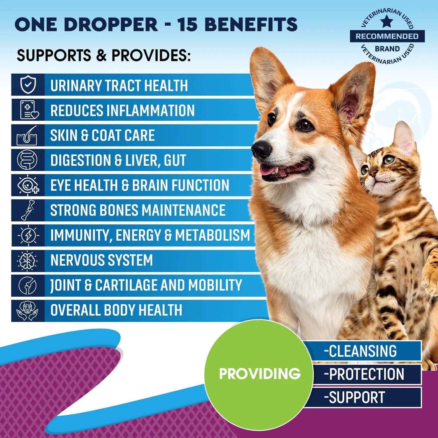 15-in-1 Pet Multivitamin Liquid — One Pour, Total Coverage