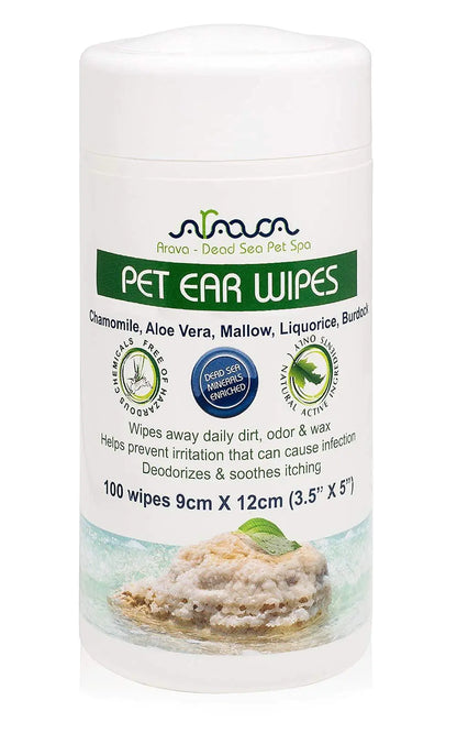 Chamomile Aloe Ear Wipes — 100 Count, Gentle on Everyone