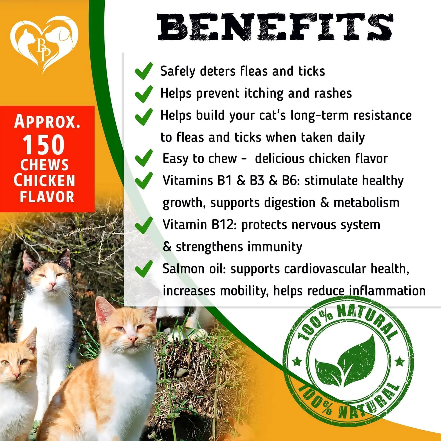 Natural Flea & Tick Prevention Chewables — Daily Defense Treat