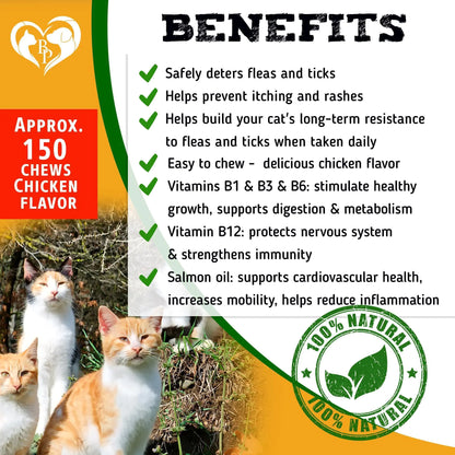 Natural Flea & Tick Prevention Chewables — Daily Defense Treat