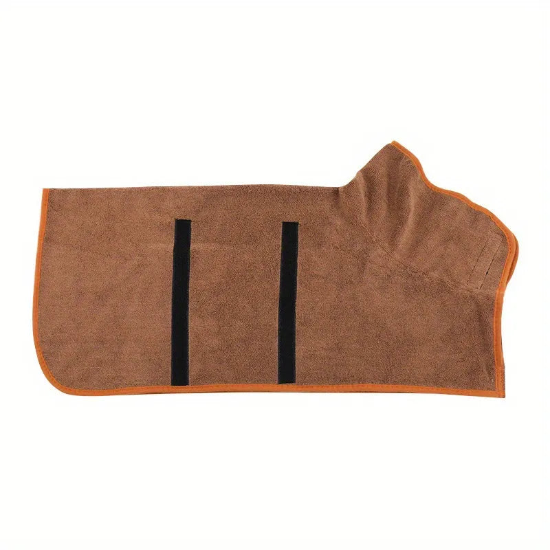 Microfiber Dog Bath Robe — Warm, Dry, Actually Adorable