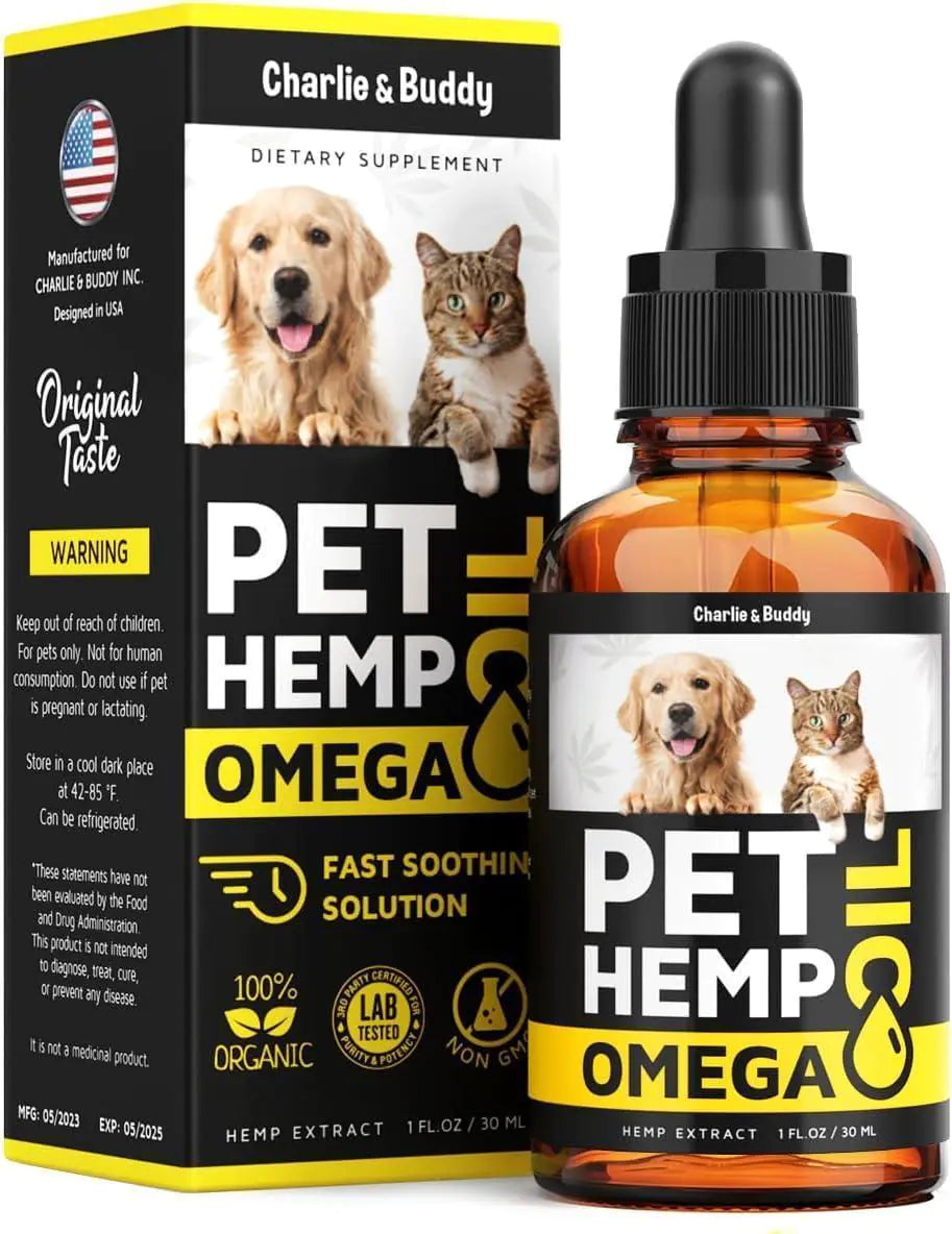 Hemp & Salmon Oil Drops — Omega 3, 6 & 9 in One Pour