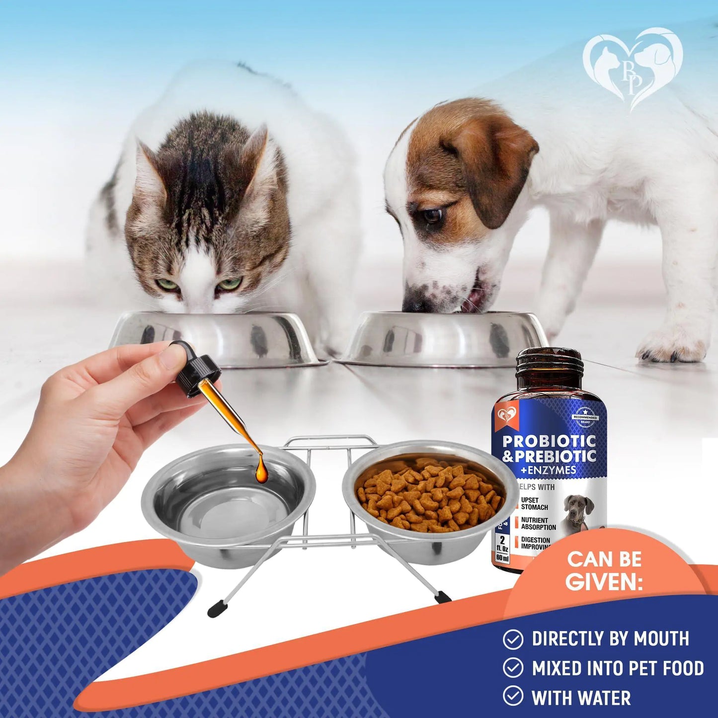 Probiotic & Prebiotic Liquid — Complete Gut Support, Dogs & Cats