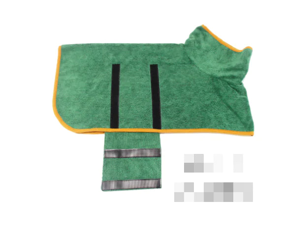 Microfiber Dog Bath Robe — Warm, Dry, Actually Adorable