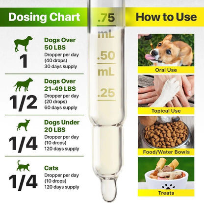 Hemp & Salmon Oil Drops — Omega 3, 6 & 9 in One Pour